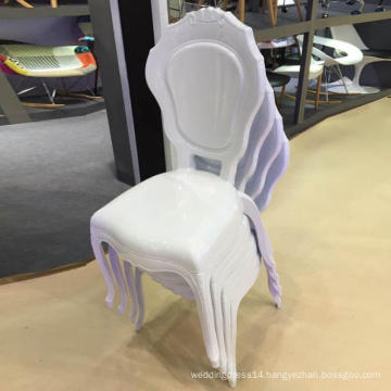 wholesale 2022 plastic bride and groom wedding chair